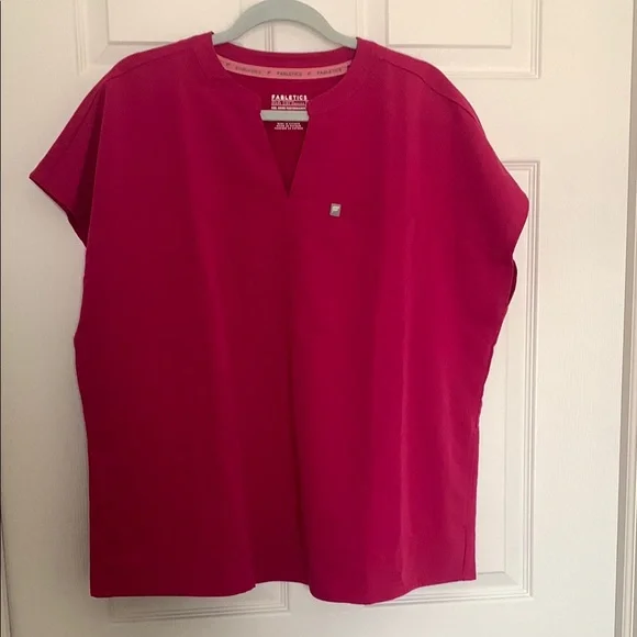 Fabletics Women's Red Top - Picture 1 of 4